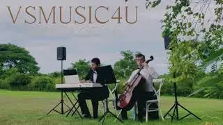 VSmusic4u Piano and Cello Duo Musicians for hire in Long Island New York, Event Pop Music Selections