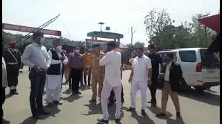 DC Rajouri R K Shavan visited border area of District to celebrate Bhaishaki with army