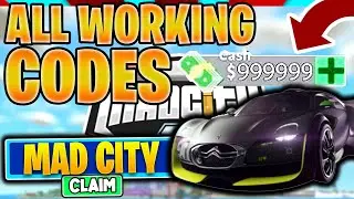 *November 2020* All New Working Codes For Mad City (Mad City Codes) Roblox