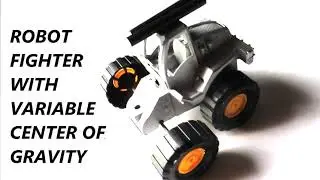 WORLD PATENT NOVELTY Stable 4 wheeled armed robot with variable center of gravity prevented overturn