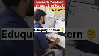 Testbook marathon ultimate Live mock 2| Eduquity pattern| #ssc #ssccgl #eduquity #cgl