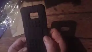 Черный противоударный,гибридный чехол-(Fundas) для Samsung Galaxy S6 edge plus