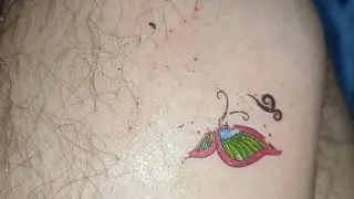 How to make a Tattoo of butterfly 🦋 in home|| Artist Tattoo || Home 🐯 Tattoo 