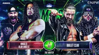 Hikuleo & Alan Angels vs BULLET CLUB / Tag Team Match / NJPW Nemesis 2022 / WWE 2K22