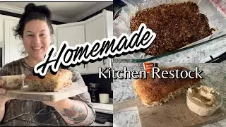 Homemade Kitchen Restock October 2nd, 2023! Save money by making some things on your own 🖤
