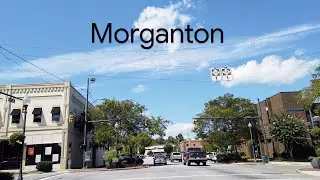 Morganton, NC, USA | Driving Tour Downtown | HD