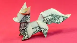 How to make a Fox origami with dollar