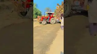 #mf240 #mf240tractor mf 240 tractor trolley par Performance 2024 model ki 🔥🔥
