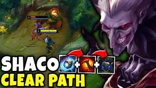 THIS SHACO CLEAR PATH IS A GUARANTEED FIRST BLOOD!! - Pink Ward Jungle Gameplay