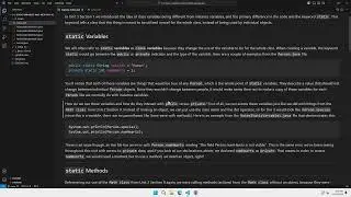 5.7 static Variables and Methods 1 - static Variables