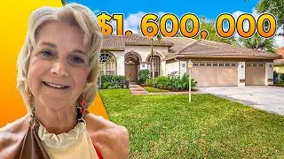 Tour Luxurious Home in Naples FL | Gorgeous Home with Pool in Villages of Monterey