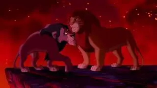 Final battle - Simba vs Scar - but funny