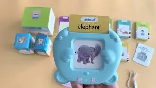 112 Flash Cards Flash Card Learning Toys,Reading Machine with 224 One Words Learning Electronic Toys