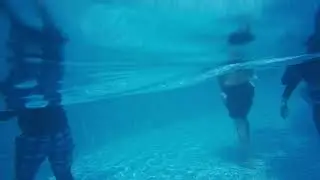 Swimming at the lazy river in Aureo La Union