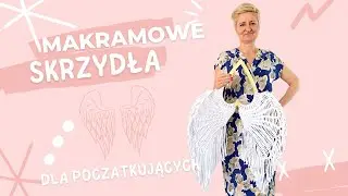 Makramowe skrzydła dla początkujących [macrame angel wings]