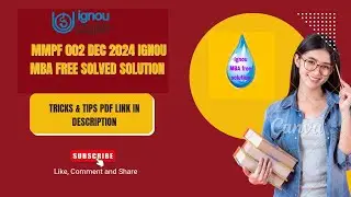 Mmpf 002 Dec.2024 free solved question paper pdf links in description