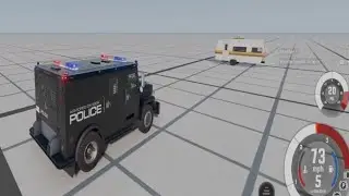 Armored Swat Truck vs a Camper in BeamNG Drive 