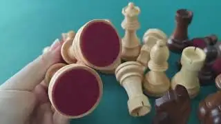 Chess pieces German Knight 6 (German Staunton 6). Model WG-WS38