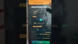 sell atomic swap atomic meta how to sell atomic instant withdraw #atomic #atomicswap #atomicsell