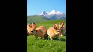 🐰 Adorable Wild Rabbits in Stunning New Zealand Nature 🐇