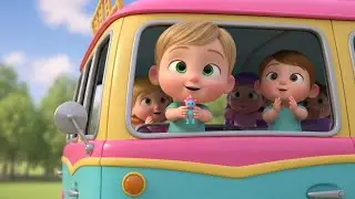 Magic Van Ride Joy 🚐✨ | Fun Travel Song for Kids | Playful Nursery Rhyme