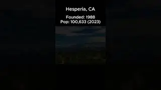Random US Towns: Hesperia, CA #shorts