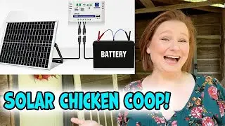 Setting up the Eco-Worthy 25W Solar Panel for the Chicken Coop!