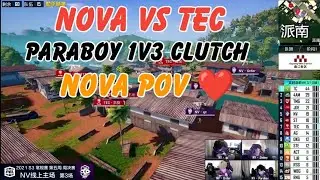 Nova vs TEC Fight in PEL | Nova POV | Paraboy | Paraboy 1v3 Clutch