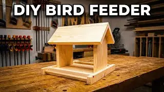 How to Build a DIY Bird Feeder - Easy Woodworking Project!