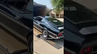 1971  Ford mustang mach 1 raven black #automobile #sportscars #supercar