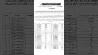 OSSC JEO AND JA [ JUNIOR ENFORCEMENT OFFICER AND JUNIOR ACCOUNTANT] 2023 PRELIMS RESULT OUT.