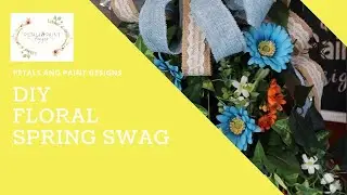 DIY Floral Spring Swag