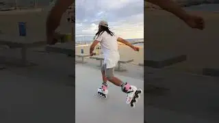 Patines en linea Be yourself playa Barcelona