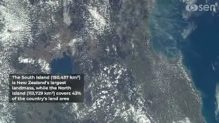 A timelapse from our 4K cameras on the ISS captures New Zealand's North and South Islands