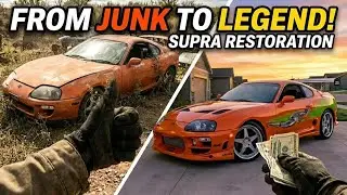 I Found an Abandoned Toyota Supra&hellip; Restoring It to Fast & Furious Glory (ASMR)
