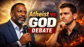 IF GOD IS ALL POWERFULL,WHY IS THERE EVIL . Atheist vs preacher 