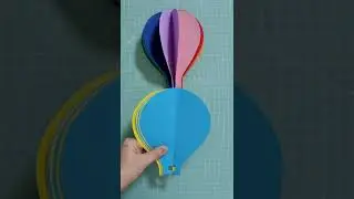 Paper Hot Air Balloon #paperballoons #papercraftballoon