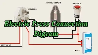 Electric iron connection | iron wire connection | iron repair | electric press wiring।