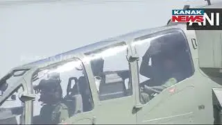 Defence Minister Rajnath Singh Takes A Sortie In Light Combat Helicopter &lsquo;Prachand&rsquo; At Jodhpur