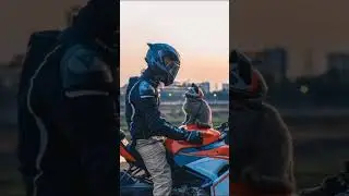 With helmet cat riding a bike #shorts #cat _#riding
