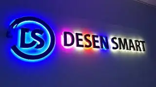 Ledli , Işıklı strafor logo , harf