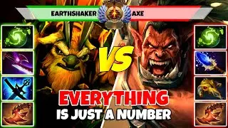EARTHSHAKER (Off) vs AXE (Off) - Epic Battle Of Immortal Rank Dota 2 Players - Z Dota 2