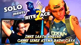 Solo meets Rite2Ace's Team in Random | Royal Dinesh gets 2 kill through smoke with Operator