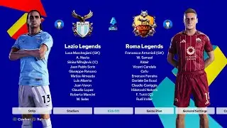 Derby della Capitale, Lazio Legends vs AS Roma Legends, Basten Gaming PES 2025 Legend Edition