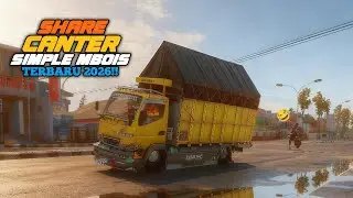 FREE!! SHARE MOD BUSSID TRUK CANTER ALF X NEMOG V2 TERBARU!!
