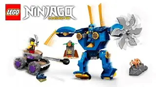 Lego Ninjago  71740  Jay's Electro Mech  Speed Build Review