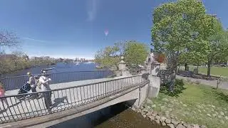 Charles River Esplanade - Hatch Memorial Shell Boston - Insta 360 One X