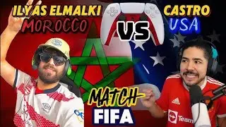 ILYAS ELMALIKI vs CASTRO (2 match FIFA) 🇲🇦VS🇺🇲 FC25   🤣الياس مارضاش &rlm;