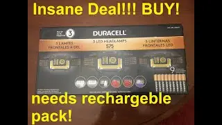 Costco 3 pack Duracell Headlamp $19 575 Lumens good deal? 1600313