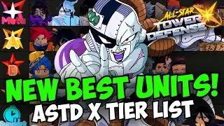 New Best Units in ASTD X! Official Tier List + Update 3 Units Ft. Freiza Boundless / Unbound & Trunk